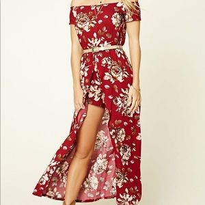 COPY - Off the shoulder romper maxi